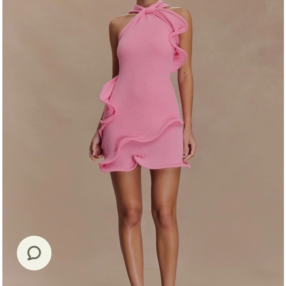 Meshki Dresses & Skirts - Meshki bright pink summer mini dress